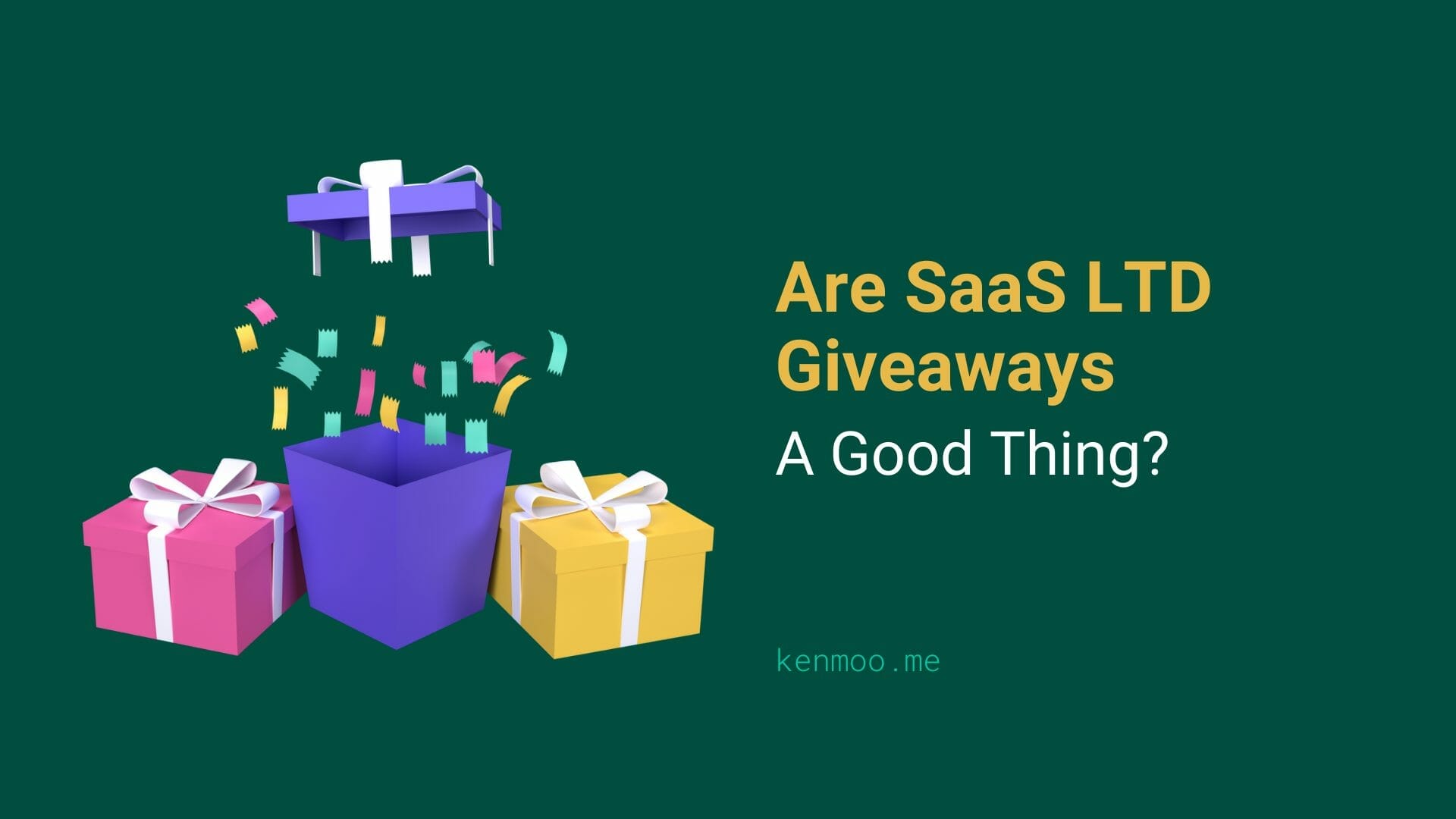SaaS LTD Giveaways: Is It Really a Good Idea?